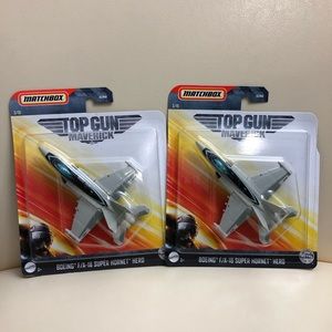New 2 MATCHBOX Top Gun Maverick Boeing F/A-18 you